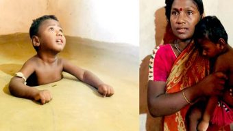 কুলাউড়ায় মাটির গর্তে রাখা হয় সাড়ে তিন বছরের শিশুকে: