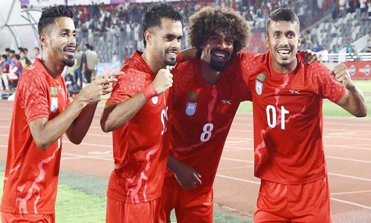হামজা-সোহেলের গোলে ভুটানকে হারাল বাংলাদেশ