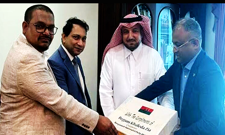 কাতারের আমির ও প্রধানমন্ত্রীর জন্য মৌসুমি ফল পাঠালেন খালেদা জিয়া