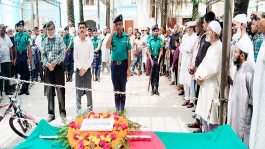 রাষ্ট্রীয় মর্যাদায় বীর মুক্তিযোদ্ধা সৈয়দ খায়রুল মজিদ এর দাফন সম্পন্ন