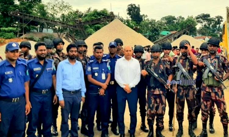 জাফলংয়ে আরও ১৮ ক্রাশার মেশিনের বিদ্যুৎ বিচ্ছিন্ন করল টাস্কফোর্স