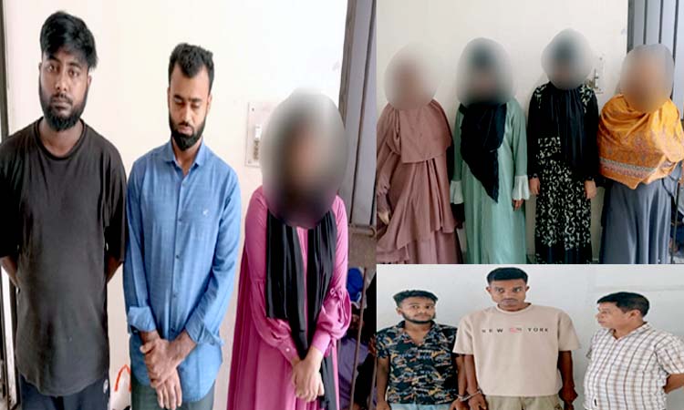 সিলেটে আবাসিক হোটেলে অনৈতিক কাজ, ১০ নারী-পুরুষ আটক