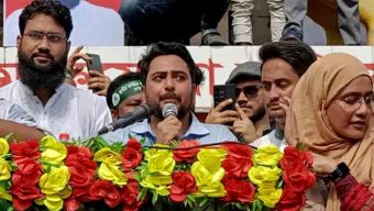 নতুন বাংলাদেশে মাফিয়াতন্ত্রের সরকার গড়তে দেওয়া হবে না: নাহিদ ইসলাম