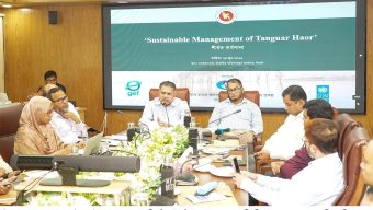 টাঙ্গুয়ার হাওরের টেকসই ব্যবস্থাপনা বিষয়ক কর্মশালা অনুষ্ঠিত হাওরের পরিবেশ ও জীববৈচিত্র্য রক্ষায় সমন্বিত পরিকল্পনা গ্রহণের আহ্বান