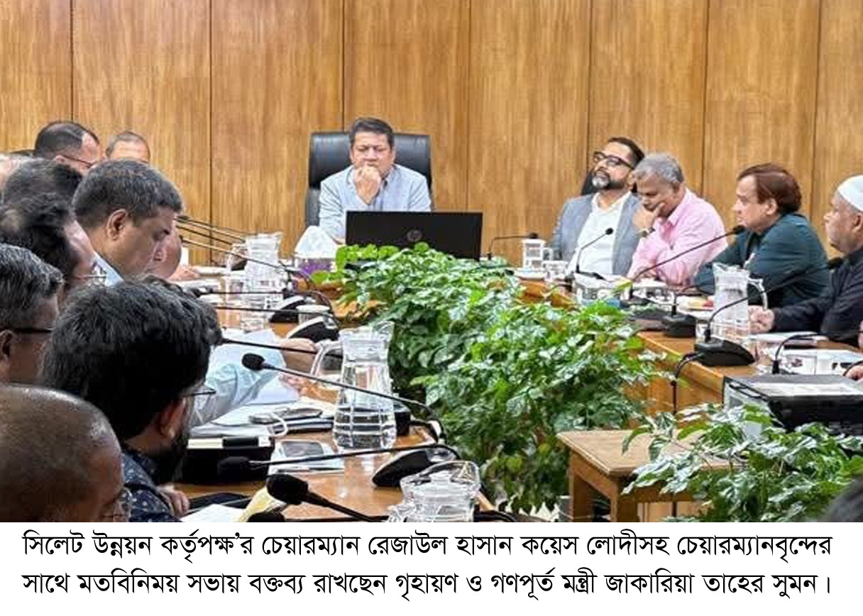 গৃহায়ণ ও গণপূর্ত মন্ত্রীর সাথে মতবিনিময় সভায় কয়েস লোদীসহ ৭ উন্নয়ন কর্তৃপক্ষের চেয়ারম্যান