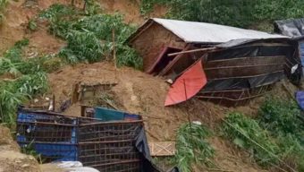 রোহিঙ্গা ক্যাম্পে পাহাড় ধসে ৫ শিক্ষার্থীর মৃত্যু
