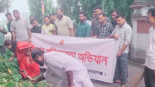পরিচ্ছন্ন জামালগঞ্জ গড়তে উপজেলা প্রশাসনের বিশেষ অভিযান শুরু