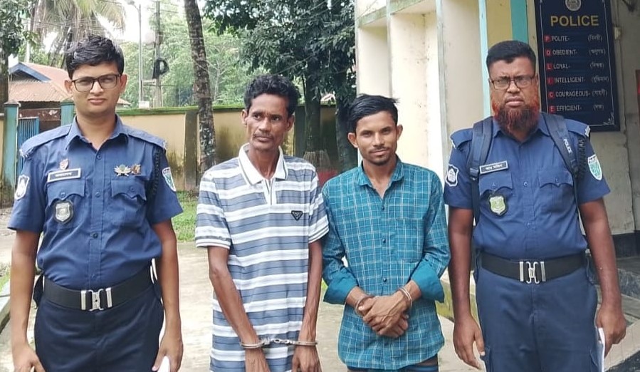 মাদকবিরোধী অভিযানে শাল্লায় ইউপি সদস্য ও সহযোগী গ্রেপ্তার