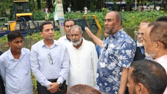 খোজারখলা পুকুরে শুরু উদ্ধার অভিযান:দায়িত্ববোধ থেকে উন্নয়ন করছি: সিসিক প্রশাসক