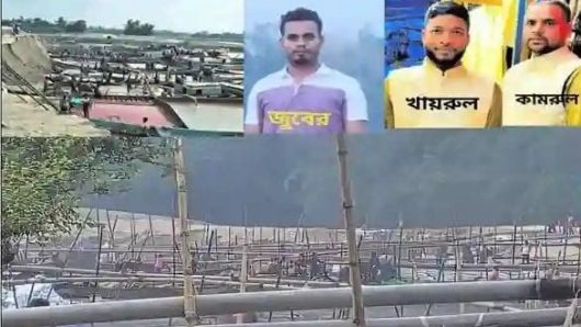 কামরুল-খাইরুল-মেম্বার কামাল-দেলোয়ার ও জুবের খাবলে খাচ্ছে হাজিপুর বালুমহাল