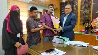 সিলেটে নবাগত জেলা প্রশাসকের সাথে গ্রীণ ডিসএ্যাবল্ড ফাউন্ডেশনের শুভেচ্ছা বিনিময়