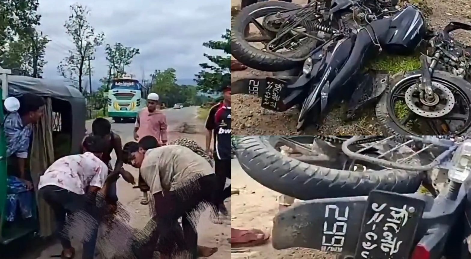 জৈন্তাপুরে হাইড্রলিক ট্রাকের সঙ্গে মোটরসাইকেলের সংঘর্ষ, যুবক নিহত!