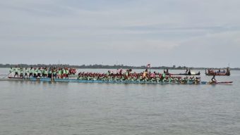 শাল্লায় বর্ণিল আয়োজনে ঐতিহ্যবাহী বিশাল নৌকা বাইচ অনুষ্ঠিত