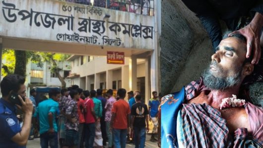 গোয়াইনঘাটে ভাইয়ের দা’র কোপে ভাই নিহত, পুলিশের সামনে হামলার অভিযোগ! আটক-১!