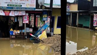 ৬২১ কোটি টাকার মহাসড়কে ড্রেনেজ বেহাল, জলাবদ্ধতায় ক্ষতির শঙ্কা