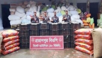 সিলেটের বিভিন্ন সীমান্ত এলাকায় অভিযান চালিয়ে ৩৭ লাখ ২৪ হাজার টাকার চোরাই পণ্য জব্দ