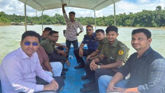 জৈন্তাপুর সারি নদীতে প্রশাসনের অভিযান