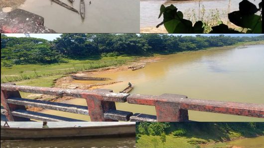 ধলাই সেতুর নিচে অবৈধ বালু উত্তোলনের অভিযোগ, হুমকির দাবি এলাকাবাসীর
