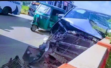 লালাবাজারে নোয়া গাড়ির চাপায় যুবক আইসিইউতে চালক পলাতক