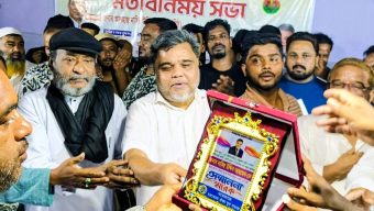 বড়লেখার সুজানগর ইউনিয়ন বিএনপির নেতাকর্মীদের সঙ্গে নাসির উদ্দীন আহমেদ মিঠুর মতবিনিময়