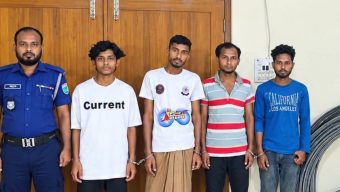 বড়লেখায় চুরি হওয়া ৪০০ মিটার বৈদ্যুতিক তার উদ্ধার, গ্রেপ্তার ৪