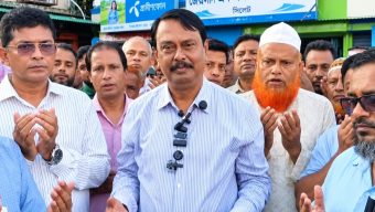 ছাতকে ৪ লেন সড়কের ৯৯ কোটি টাকার কাজের উদ্বোধন করলেন এমপি মিলন