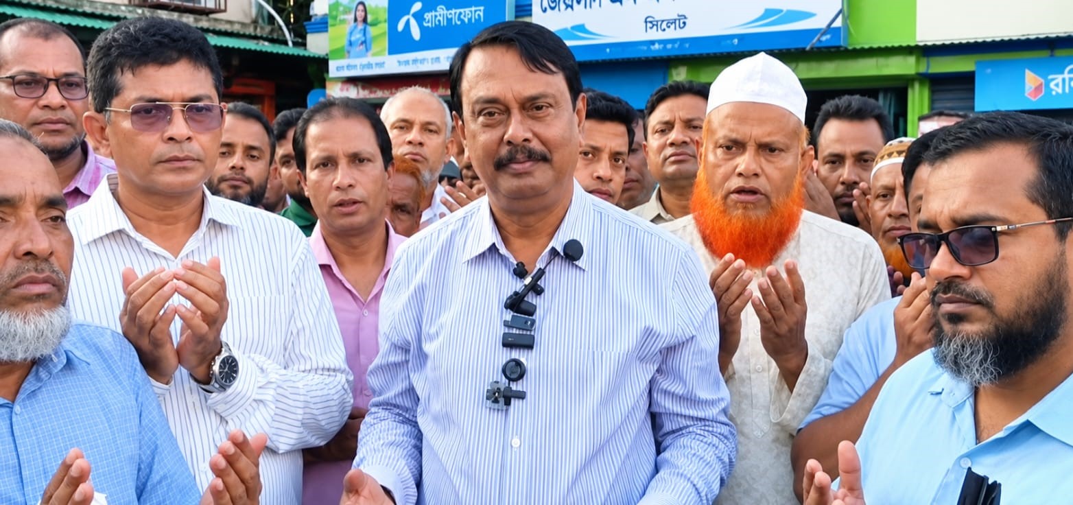ছাতকে ৪ লেন সড়কের ৯৯ কোটি টাকার কাজের উদ্বোধন করলেন এমপি মিলন