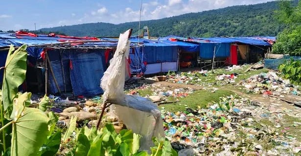 প্রকৃতির সৌন্দর্যের আড়ালে আবর্জনা—বিশ্ব পর্যটন দিবসে জাফলংয়ের চিত্র