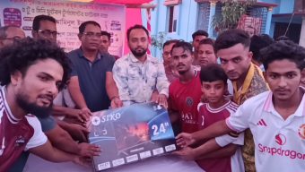 দিরাইয়ে মজলিসপুর-আরামবাগ ফুটবল টুর্নামেন্টের ফাইনাল অনুষ্ঠিত, চ্যাম্পিয়ন ফাইয়ান এফসি