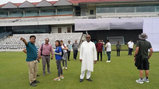 বিশ্বকাপের ভেন্যু দেখতে  আইসিসির প্রতিনিধি দল সিলেটে