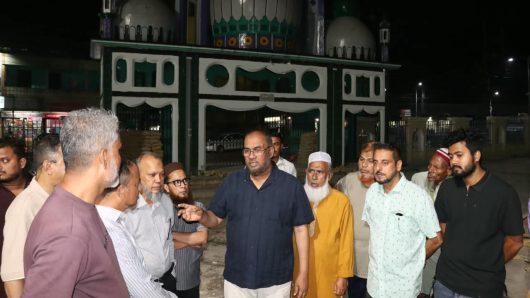 উন্নয়ন কাজ পরিদর্শনকালে সিসিক প্রশাসক  ঐতিহাসিক শাহী ঈদগাহকে দৃষ্টিনন্দন ও সংরক্ষিত স্থাপনা হিসেবে গড়ে তোলা হবে
