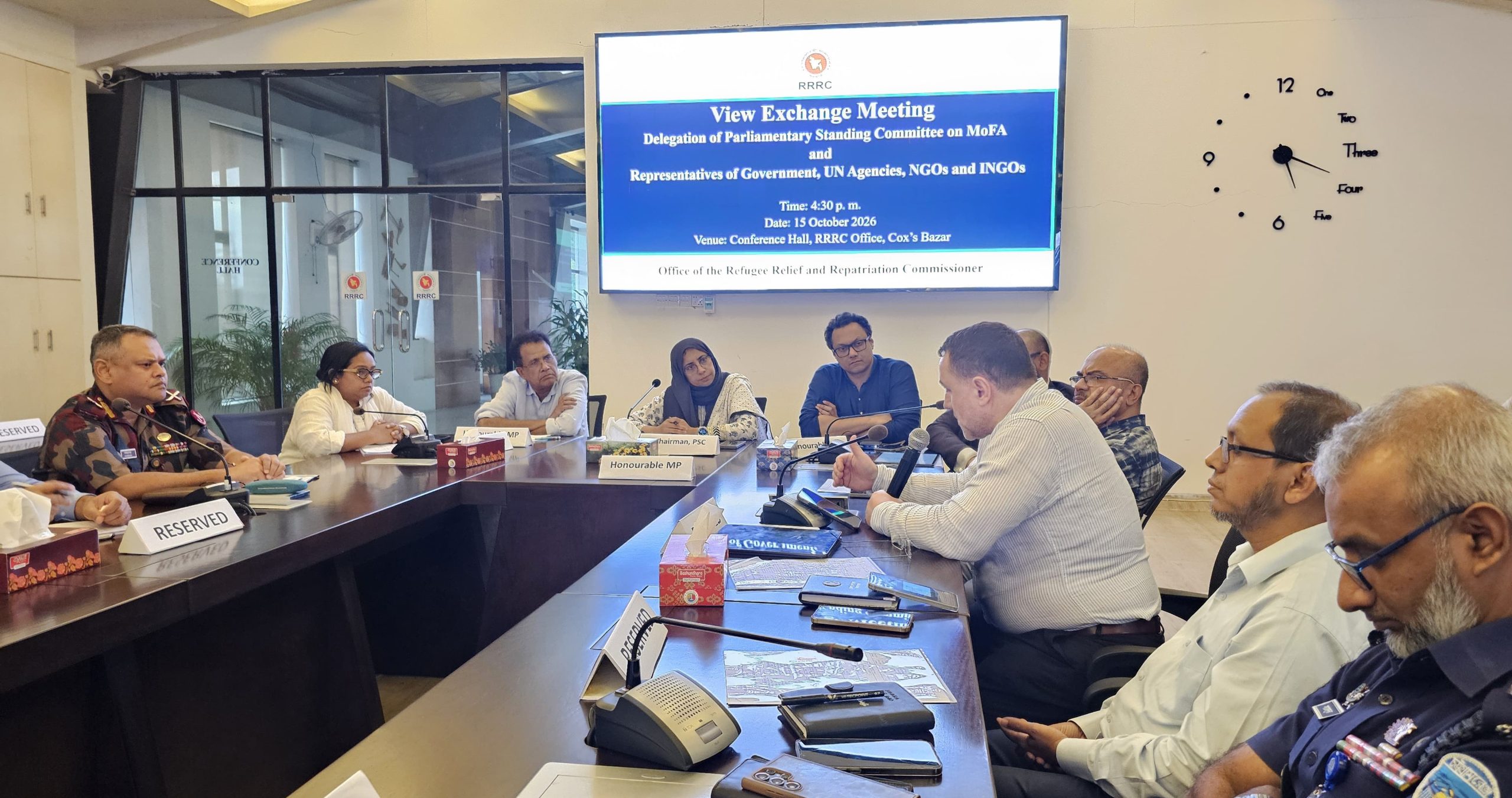 কক্সবাজারে রোহিঙ্গা ক্যাম্প পরিদর্শন করলেন সংসদ সদস্য ব্যারিস্টার জহরত আদিব চৌধুরীসহ এমপিরা