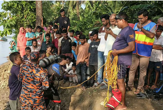 নিখোঁজের পরদিন নদীতে ভেসে উঠল গৃহবধূর মরদেহ