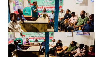 বড়লেখায় পরিবহন চালকদের নিয়ে নিসচা’র সচেতনতামূলক সমাবেশ