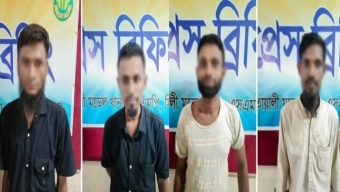 আবাসিক হোটেল থেকে ৪০ পিস ইয়াবা সহ আটক ৪