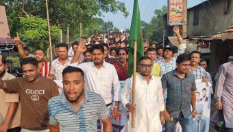 গোয়াইনঘাটে জাতীয়তাবাদী মুক্তিযুদ্ধের প্রজন্মের আনন্দ র‍্যালি ও পথসভা!