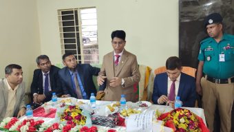 আজমিরীগঞ্জে আদালত পরিদর্শনে বিচারপতি ইউসুফ আব্দুল্লাহ সুমন