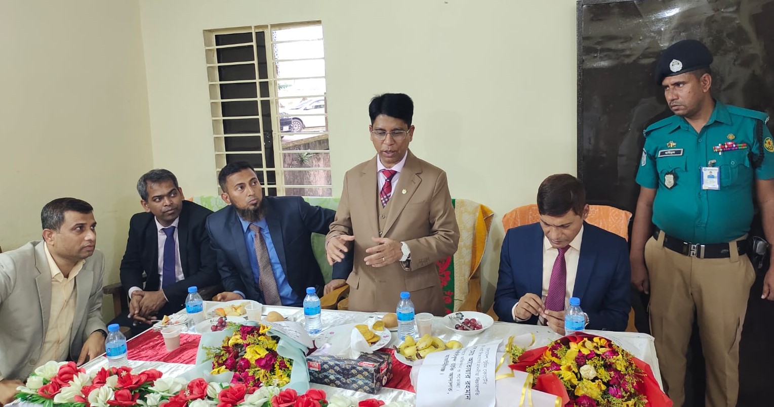 আজমিরীগঞ্জে আদালত পরিদর্শনে বিচারপতি ইউসুফ আব্দুল্লাহ সুমন