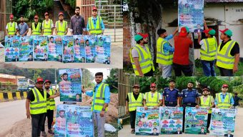 বড়লেখায় সড়কের বিভিন্ন পয়েন্টে নিসচার সচেতনতামূলক সাইনবোর্ড স্থাপন