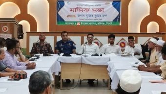 জকিগঞ্জে আইনশৃঙ্খলা কমিটির সভায় শেওলা-জকিগঞ্জ সড়কের কাজে কঠোর নজরদারি, চুরি-ডাকাতি রোধে ইউনিয়নভিত্তিক কমিটি গঠনের সিদ্ধান্ত