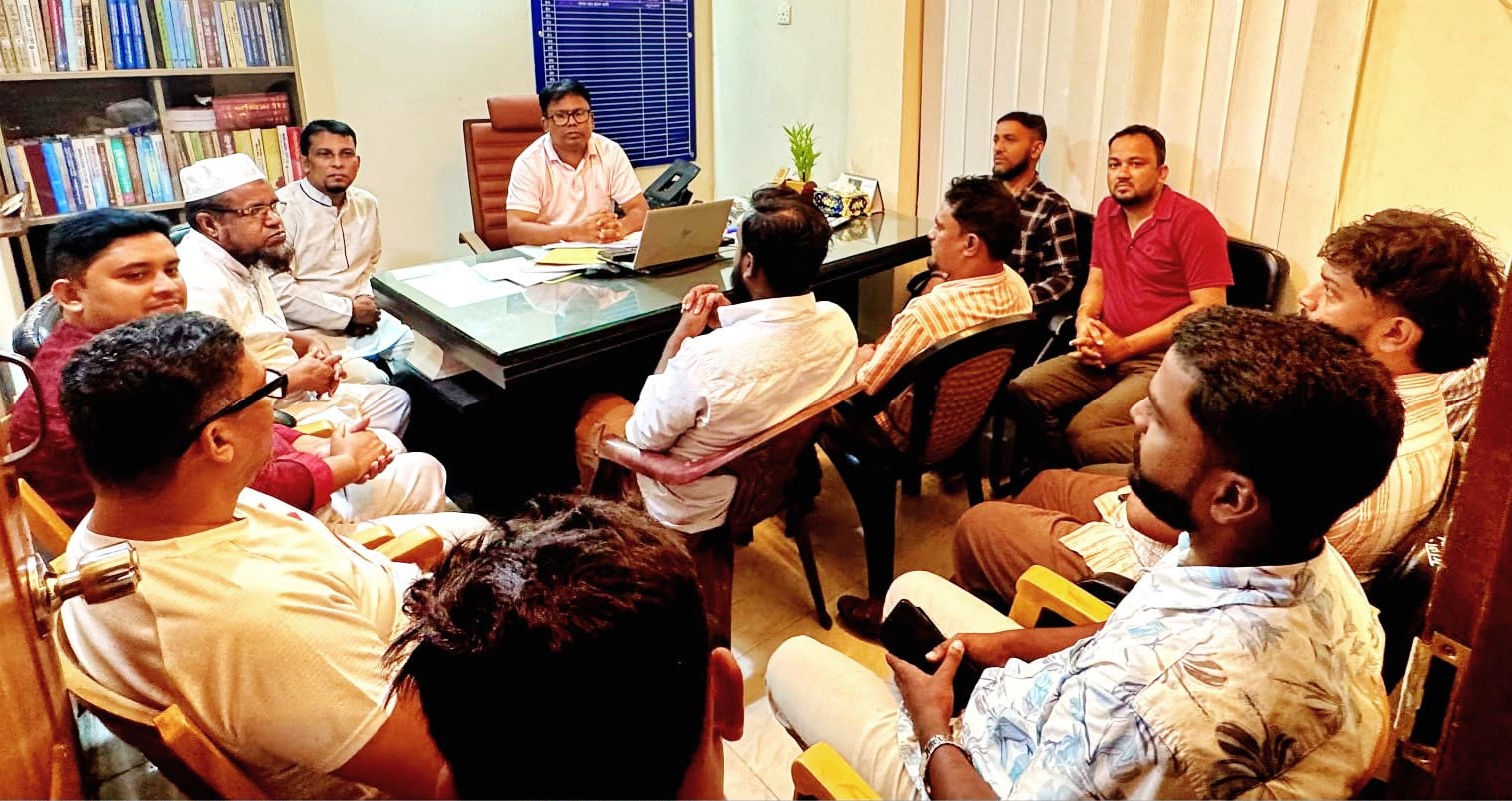 গোলাপগঞ্জ প্রেসক্লাবের নবনির্বাচিত কমিটির সঙ্গে ওসির মতবিনিময়